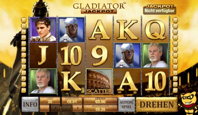 Gladiator Spielautomat: Gameplay und Design