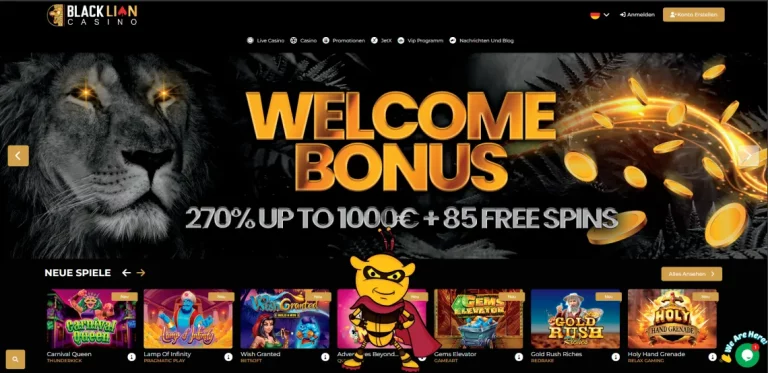 Die Besonderheiten von Black Lion Casino