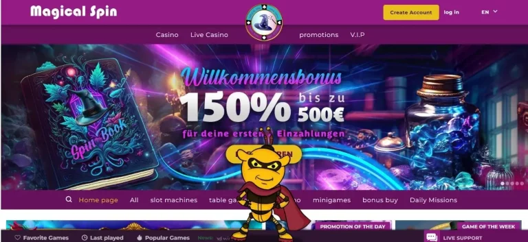 MagicalSpin Casino Test